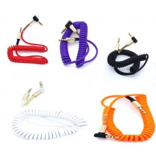 Cabo P2 X P2 Espiral Som Automotivo - Gps - Celular-- unidade