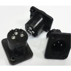 CONECTOR PAINEL CANON XLR MACHO 3 PINOS
