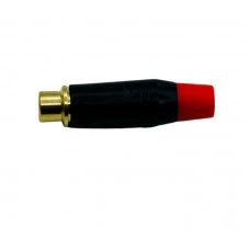 PLUG RCA FEMEA METAL TIPO AMPHENOL PT/VM
