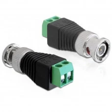 CONECTOR BNC MACHO COM BORNE