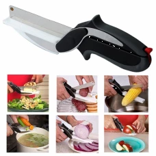 Tesoura Para Alimentos Corte Inteligente 2 EM 1
