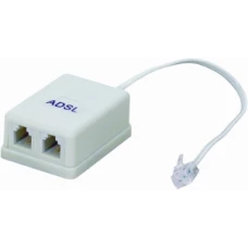 Filtro ADSL Duplo para Telefone e Internet