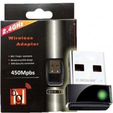 Mini Adaptador Wireless Wifi Usb 2.0 802.11n Bgn 450mbps