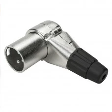 PLUG CANON MACHO 90º METAL PROFISSIONAL