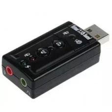 ADAPTADOR DE SOM USB 2.0 EXTERNO 7.1 CANAIS