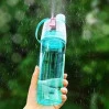 Garrafa Squeeze New Button com Spray Borrifador de Água 