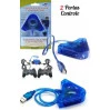 Adaptador Conversor 2 Entradas Joystick Ps2 Ps3