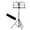 ESTANTE DE PARTITURA DOBRAVEL C/ BOLSA MSP-001 PRETA